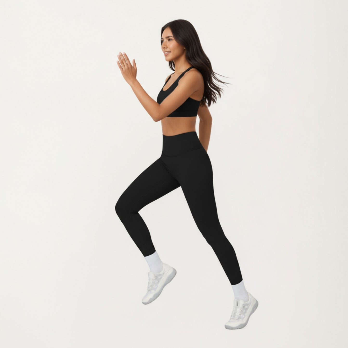Anna-Kaci Active Women's High Waist Full Length Leggings with Smooth Seam Detailing and Stretch Fit Fabric