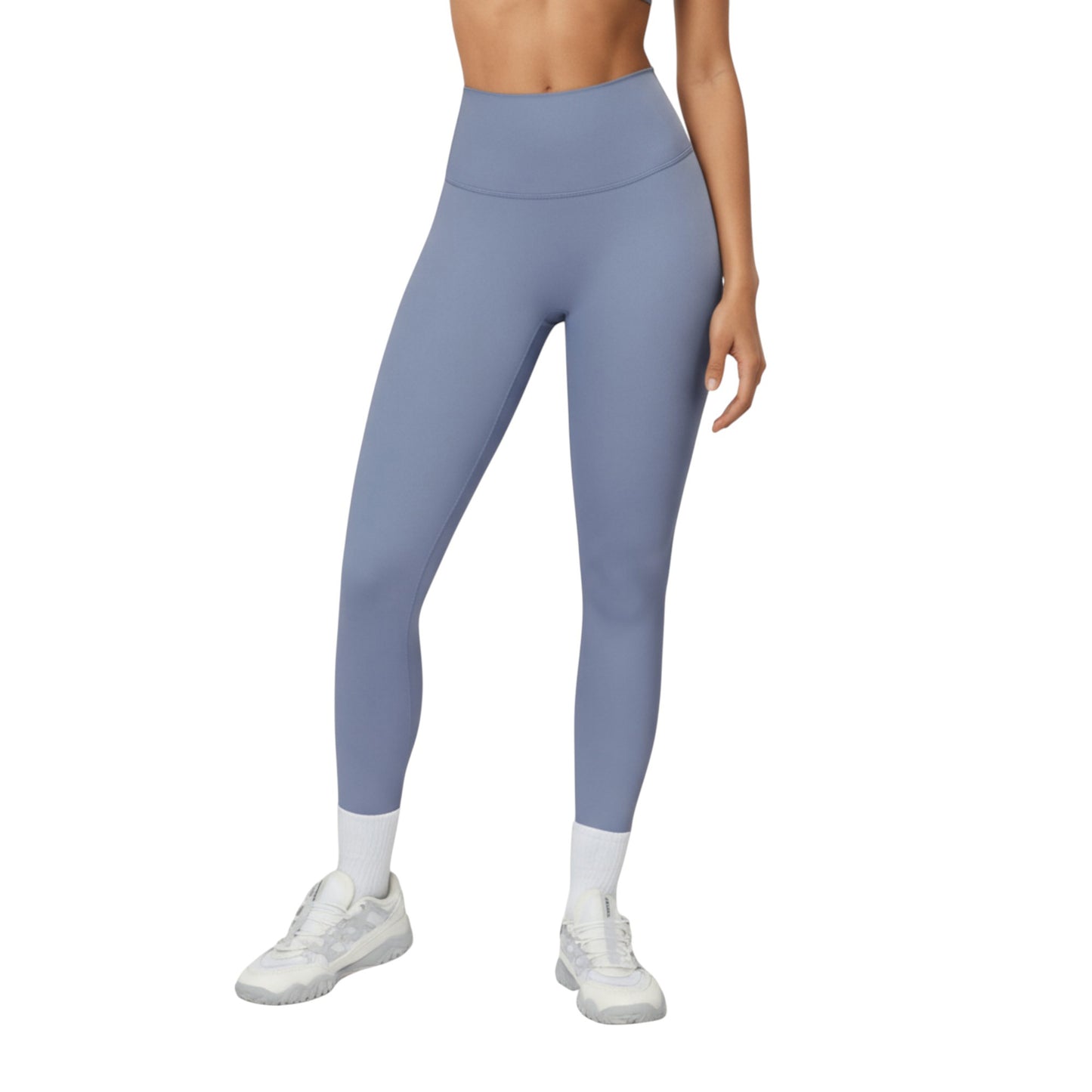 Anna-Kaci Active Women's High Waist Full Length Leggings with Smooth Seam Detailing and Stretch Fit Fabric