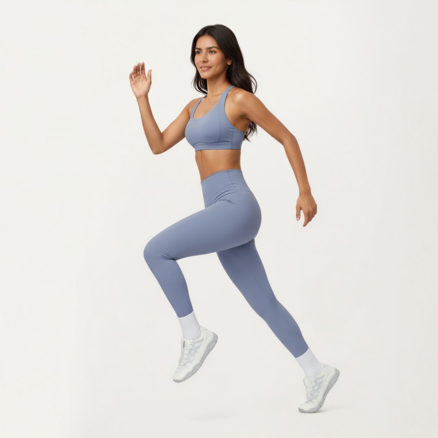 Anna-Kaci Active Women's High Waist Full Length Leggings with Smooth Seam Detailing and Stretch Fit Fabric
