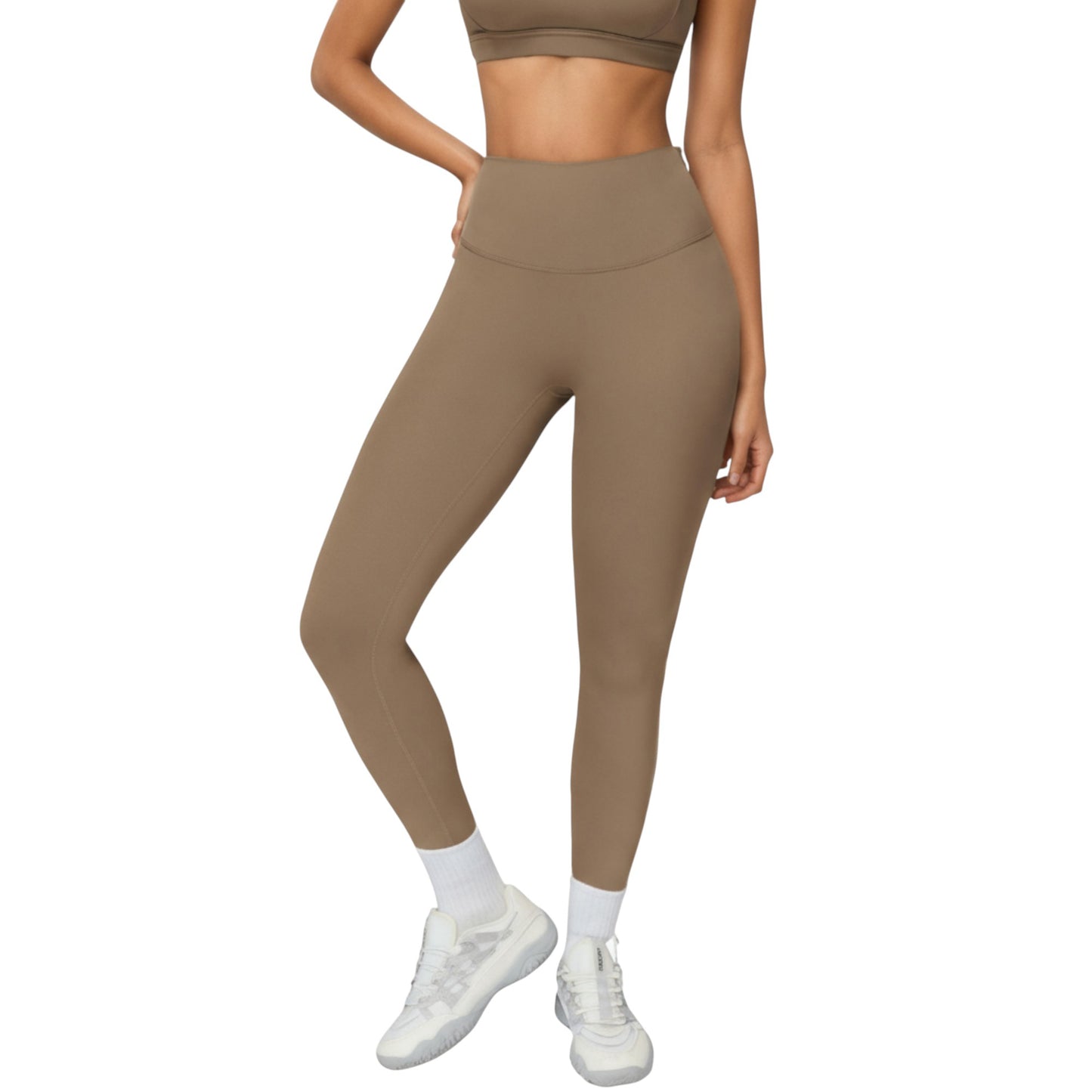 Anna-Kaci Active Women's High Waist Full Length Leggings with Smooth Seam Detailing and Stretch Fit Fabric