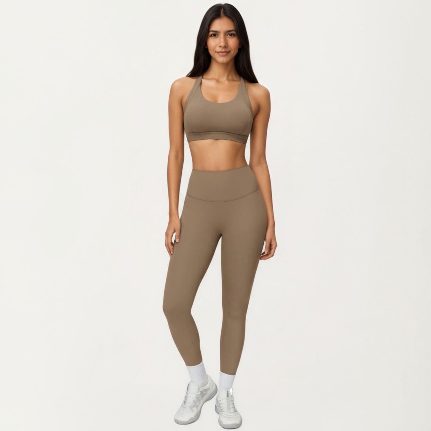 Anna-Kaci Active Women's High Waist Full Length Leggings with Smooth Seam Detailing and Stretch Fit Fabric