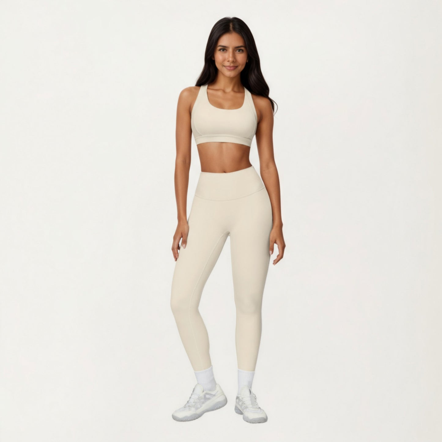 Anna-Kaci Active Women's High Waist Full Length Leggings with Smooth Seam Detailing and Stretch Fit Fabric