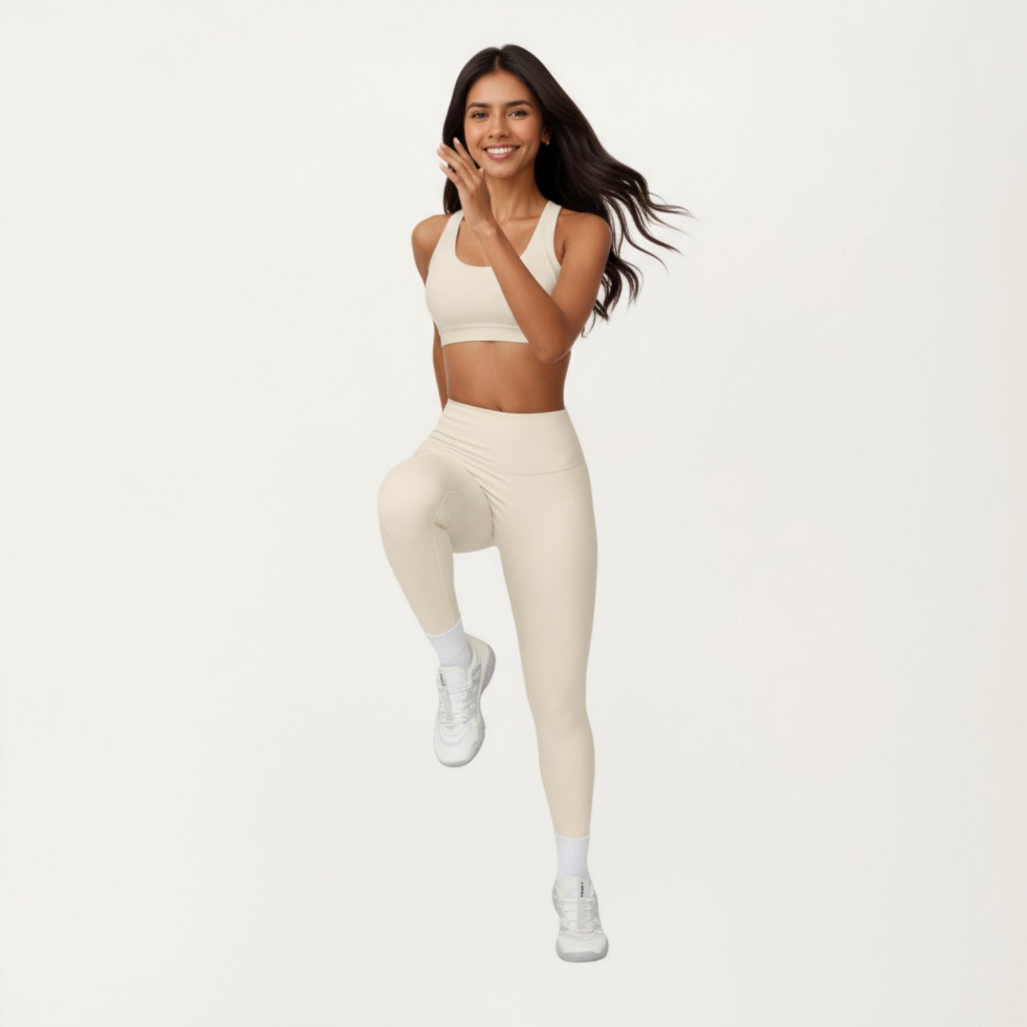 Anna-Kaci Active Women's High Waist Full Length Leggings with Smooth Seam Detailing and Stretch Fit Fabric