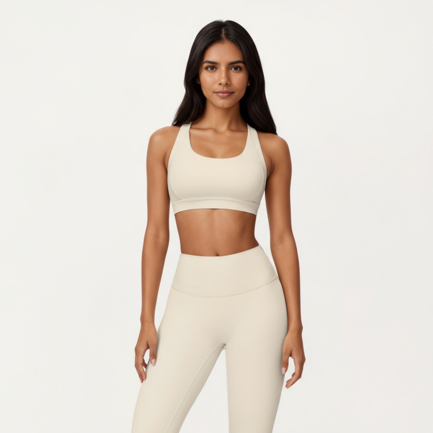 Anna-Kaci Active Women's High Waist Full Length Leggings with Smooth Seam Detailing and Stretch Fit Fabric