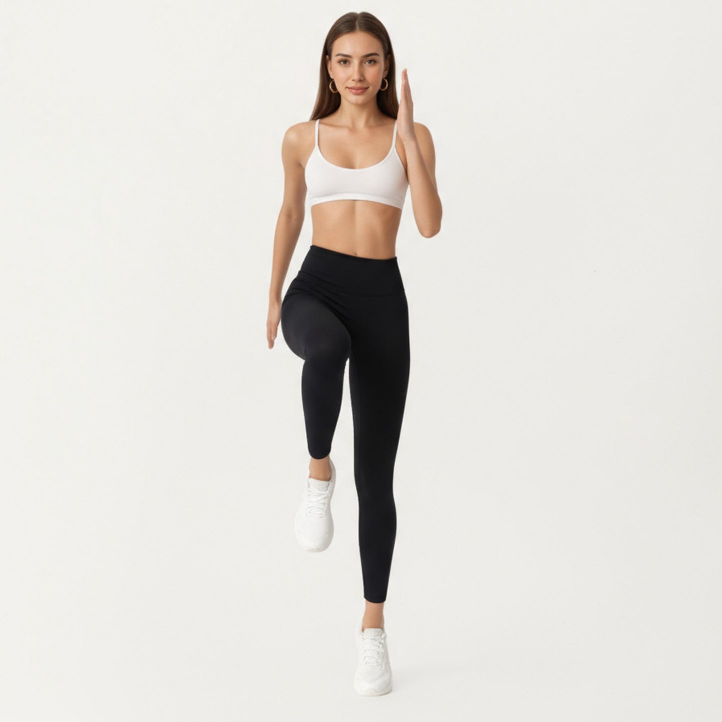 Anna-Kaci Active Women's High Waist Seamless Full Length Leggings with Stretch Fit Fabric and Smooth Contour Waistband