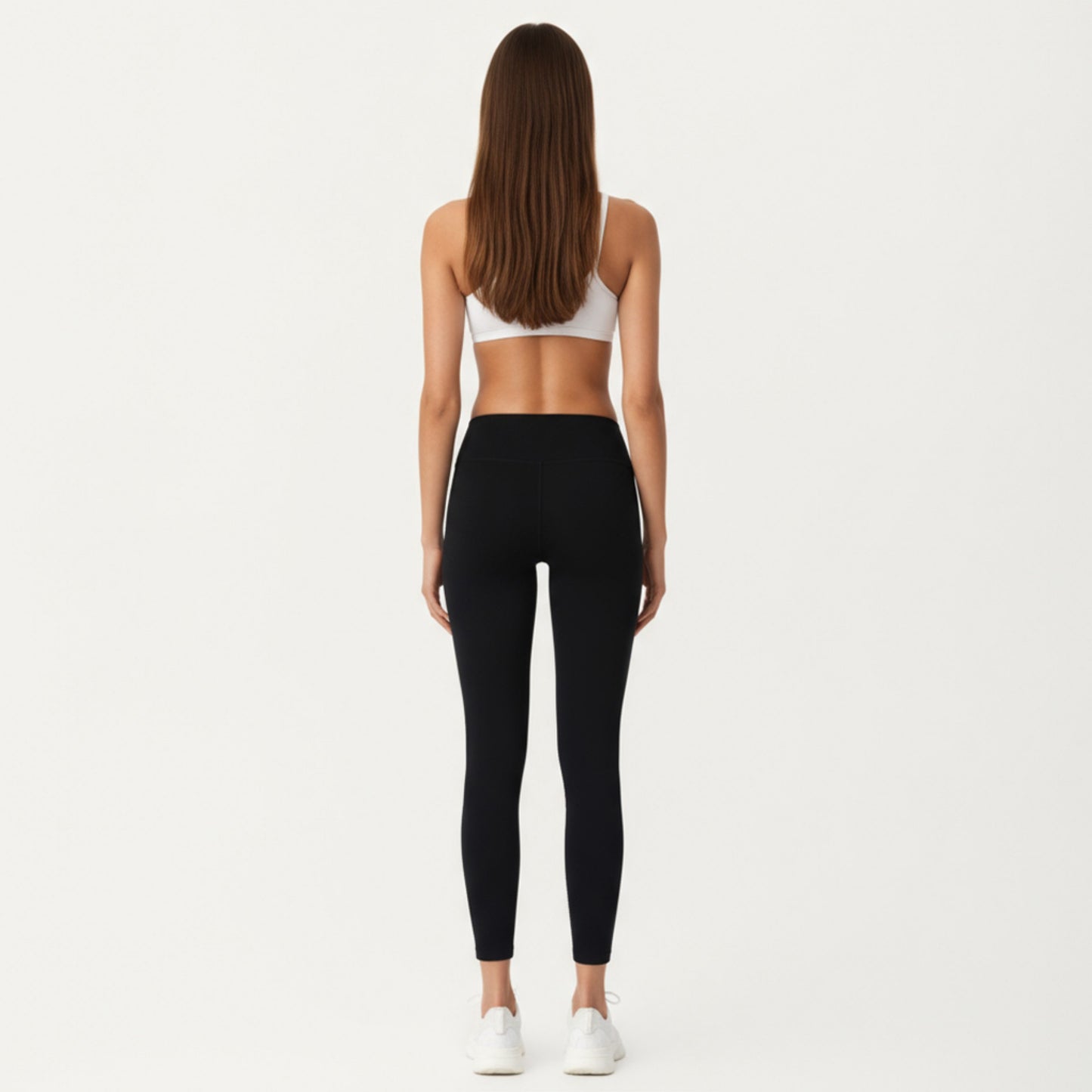 Anna-Kaci Active Women's High Waist Stretch Fit Full Length Leggings with Contour Waistband and Smooth Seam Detailing