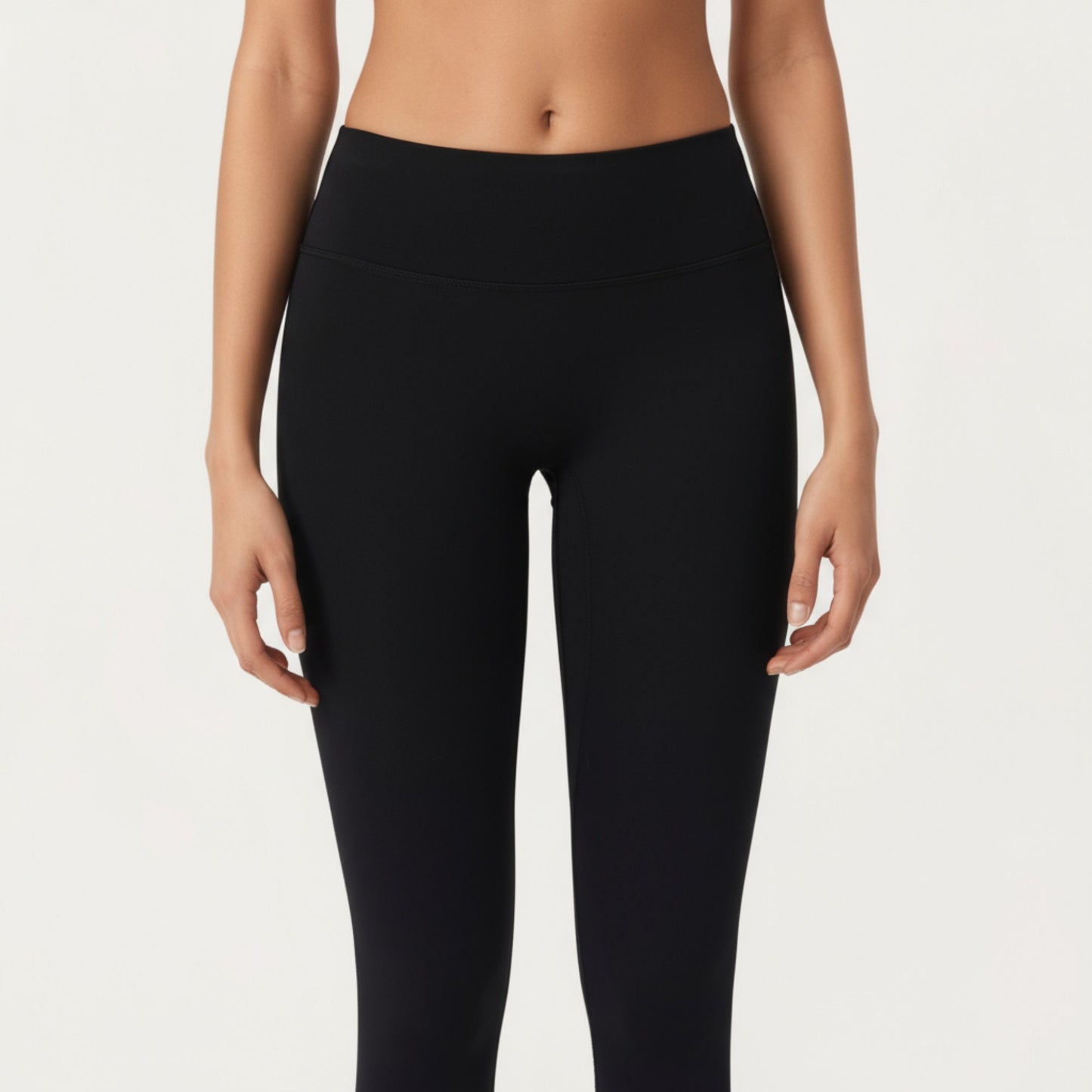 Anna-Kaci Active Women's High Waist Stretch Fit Full Length Leggings with Contour Waistband and Smooth Seam Detailing