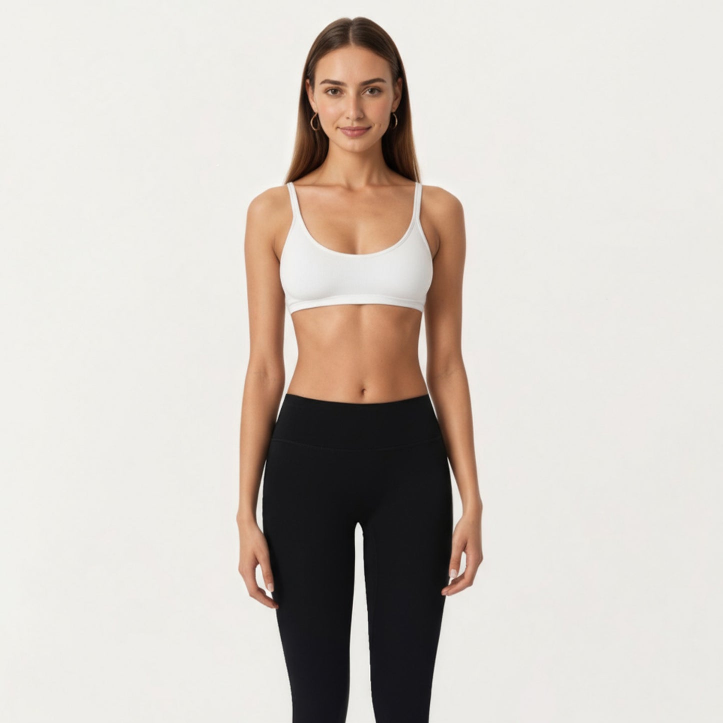 Anna-Kaci Active Women's High Waist Stretch Fit Full Length Leggings with Contour Waistband and Smooth Seam Detailing
