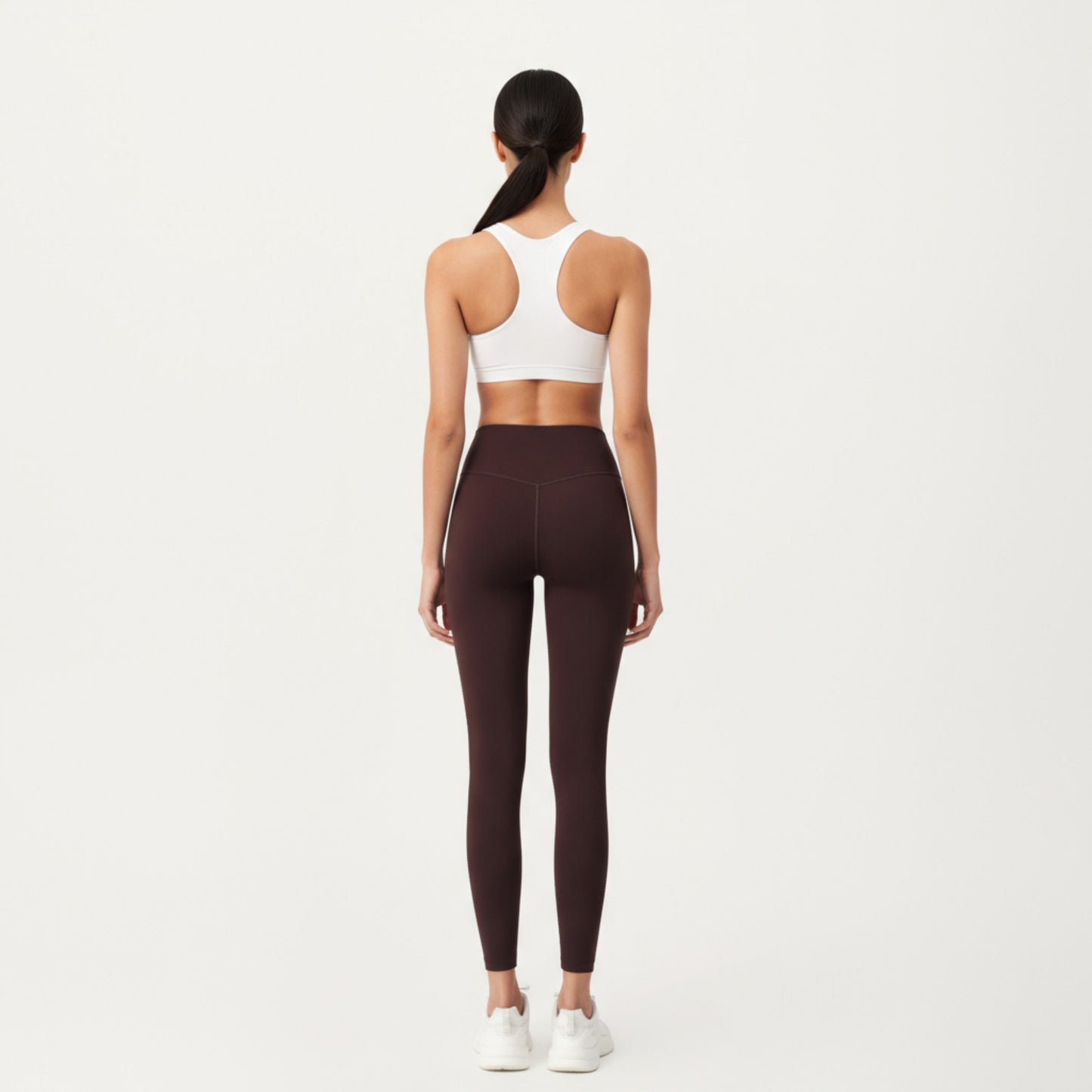 Anna-Kaci Active Women's High Waist Stretch Fit Full Length Leggings with Contour Waistband and Smooth Seam Detailing