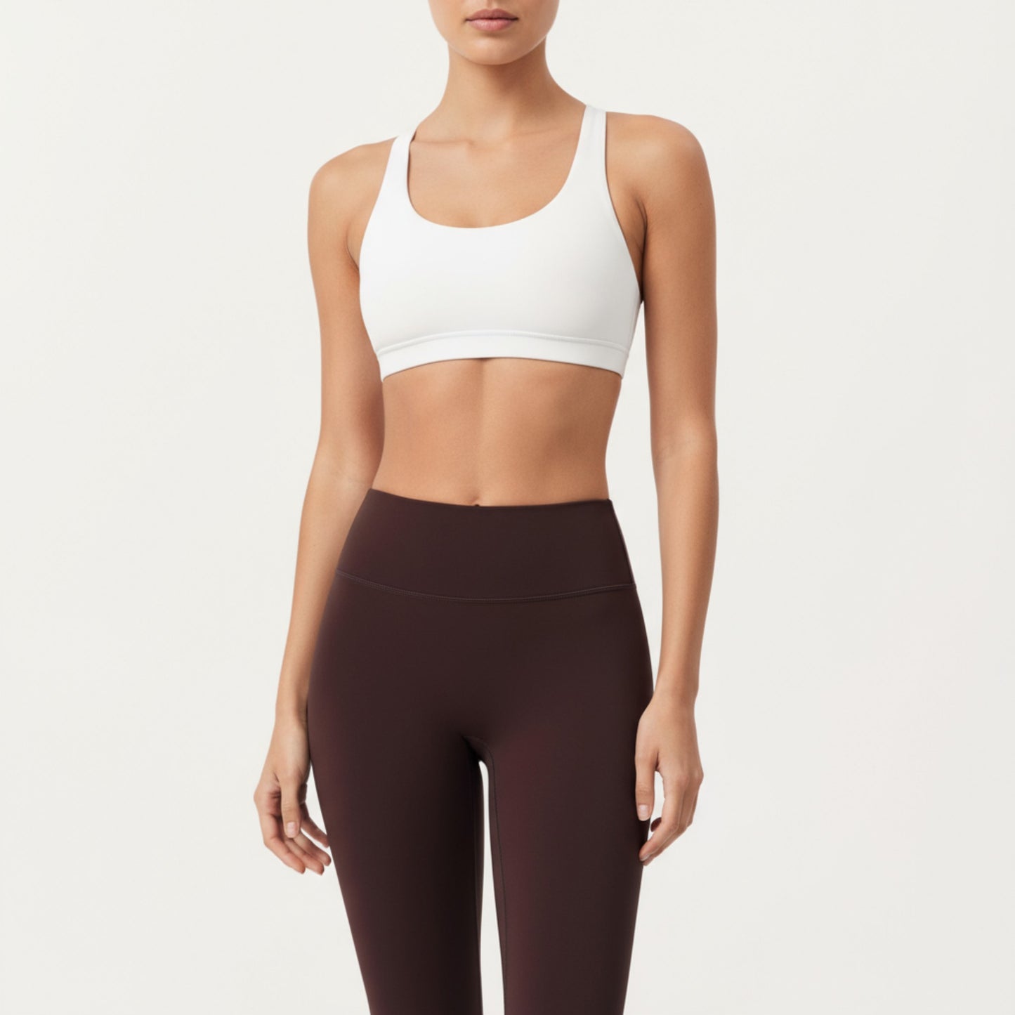 Anna-Kaci Active Women's High Waist Stretch Fit Full Length Leggings with Contour Waistband and Smooth Seam Detailing