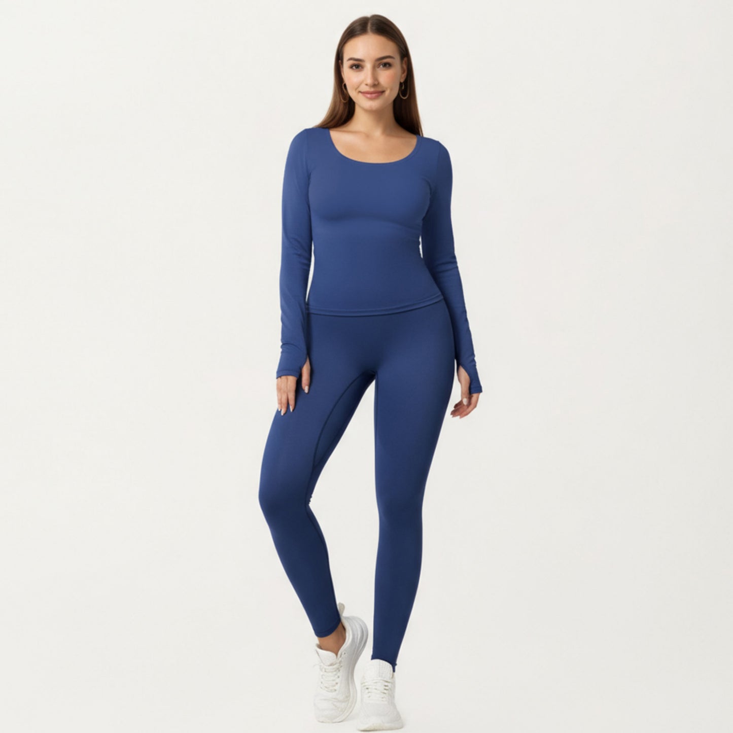 Anna-Kaci Active Women's High Waist Stretch Fit Full Length Leggings with Contour Waistband and Smooth Seam Detailing
