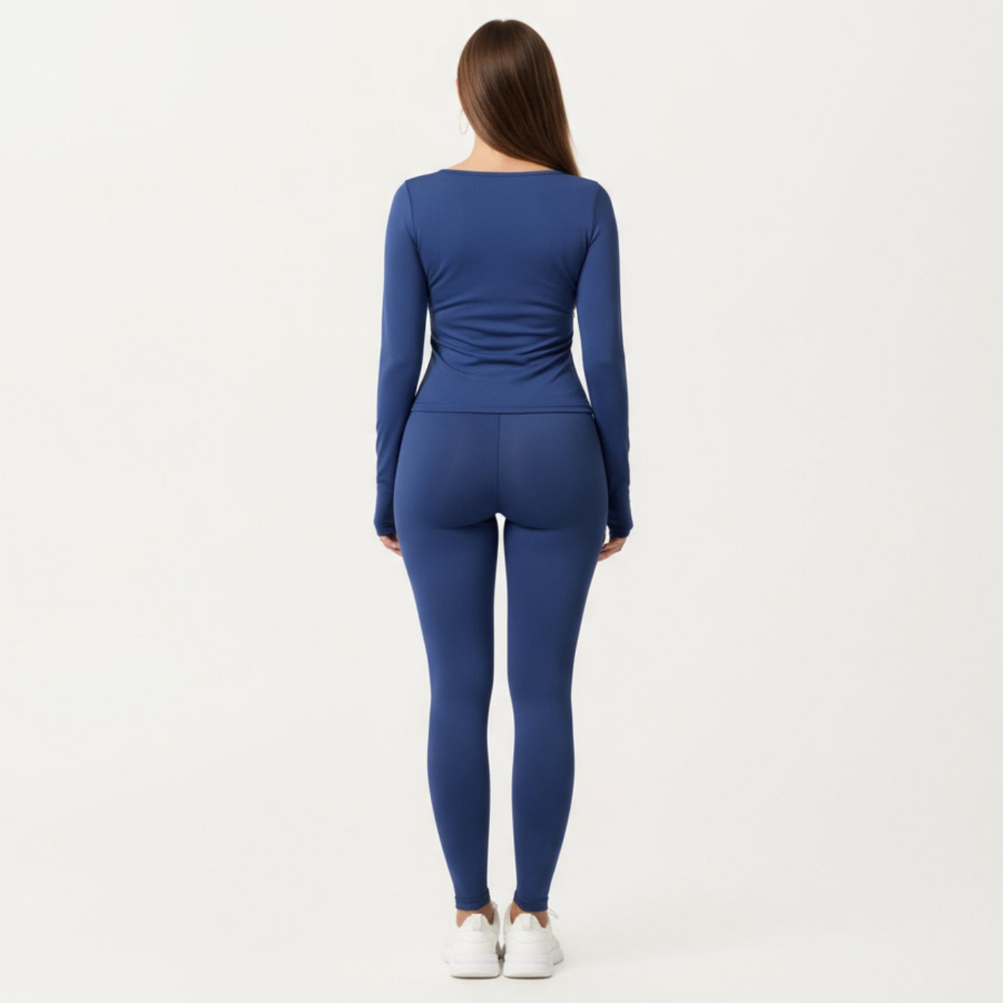 Anna-Kaci Active Women's High Waist Stretch Fit Full Length Leggings with Contour Waistband and Smooth Seam Detailing
