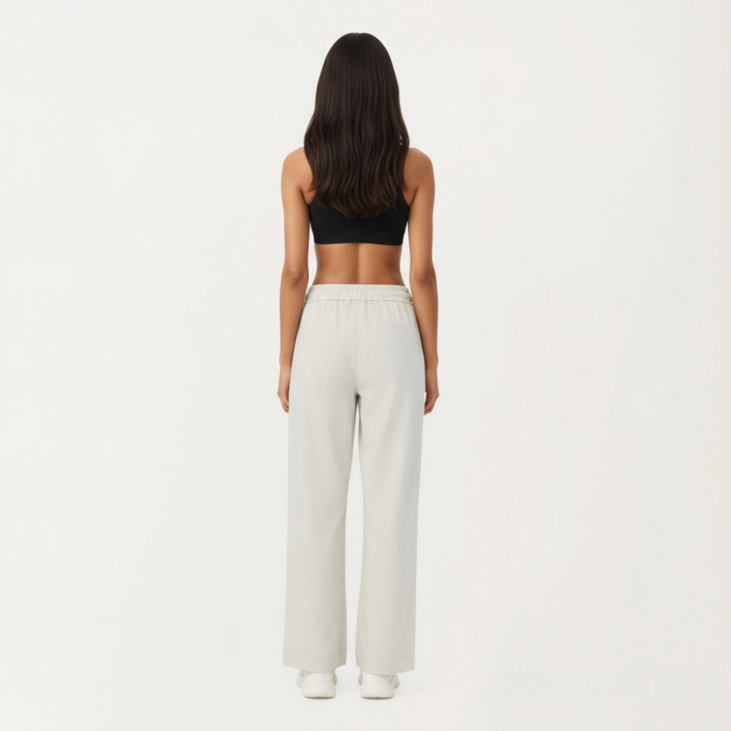 Anna-Kaci Active Women's High Waist Wide Leg Sweatpants with Adjustable Drawstring Waistband and Relaxed Fit