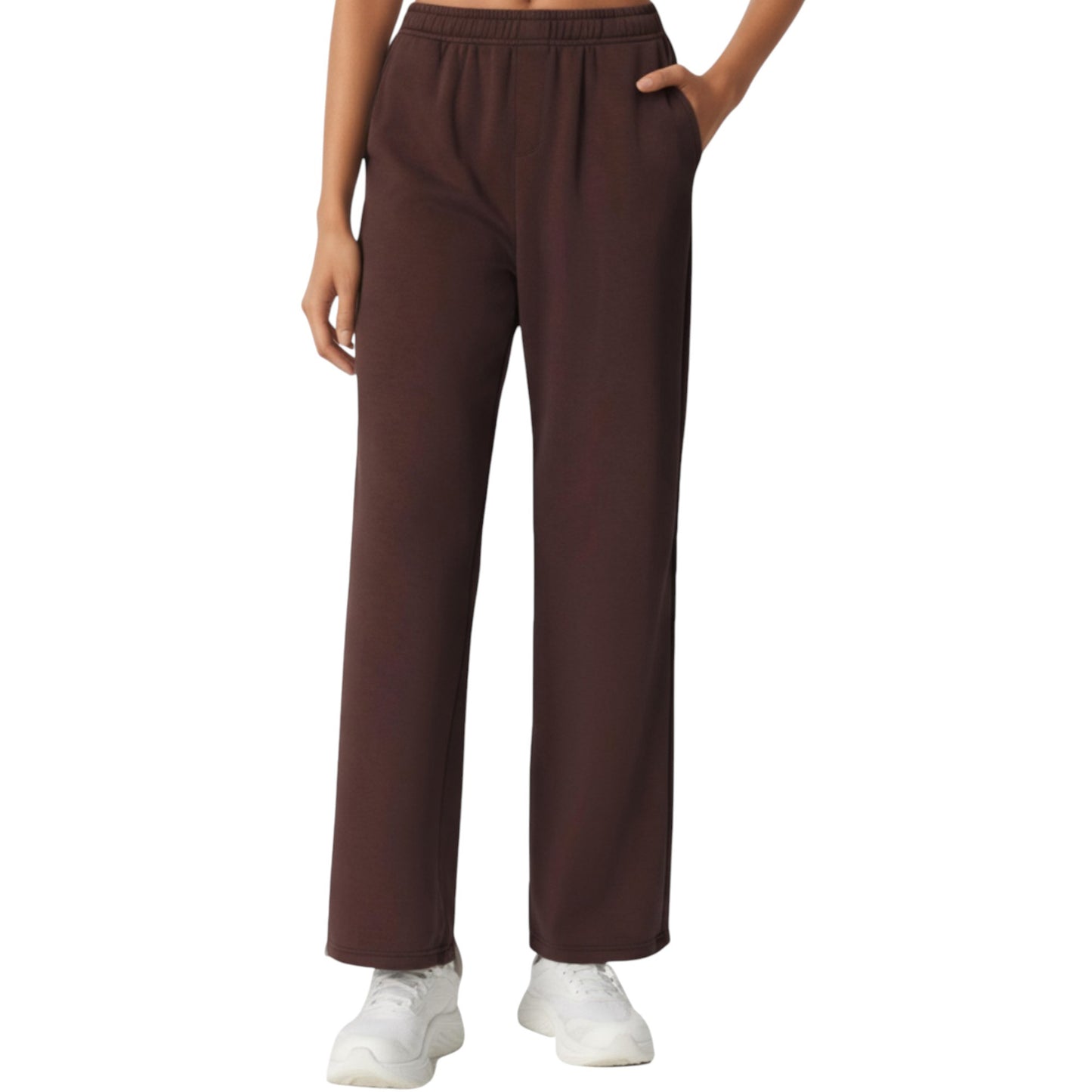 Anna-Kaci Active Women's High Waist Relaxed Fit Sweatpants with Elastic Waistband and Side Pockets