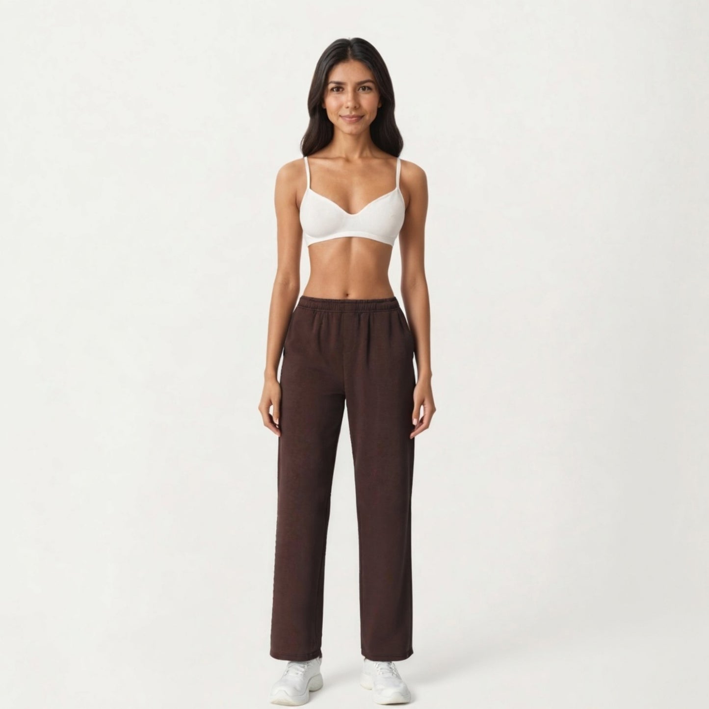 Anna-Kaci Active Women's High Waist Relaxed Fit Sweatpants with Elastic Waistband and Side Pockets