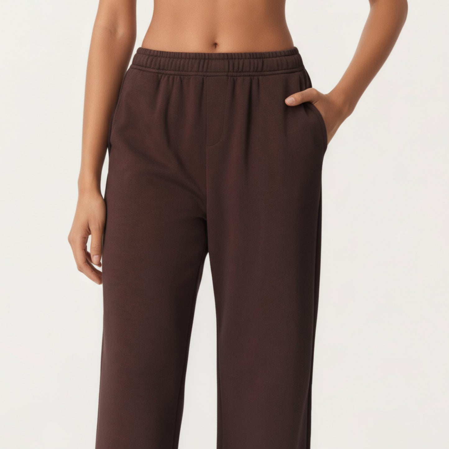 Anna-Kaci Active Women's High Waist Relaxed Fit Sweatpants with Elastic Waistband and Side Pockets