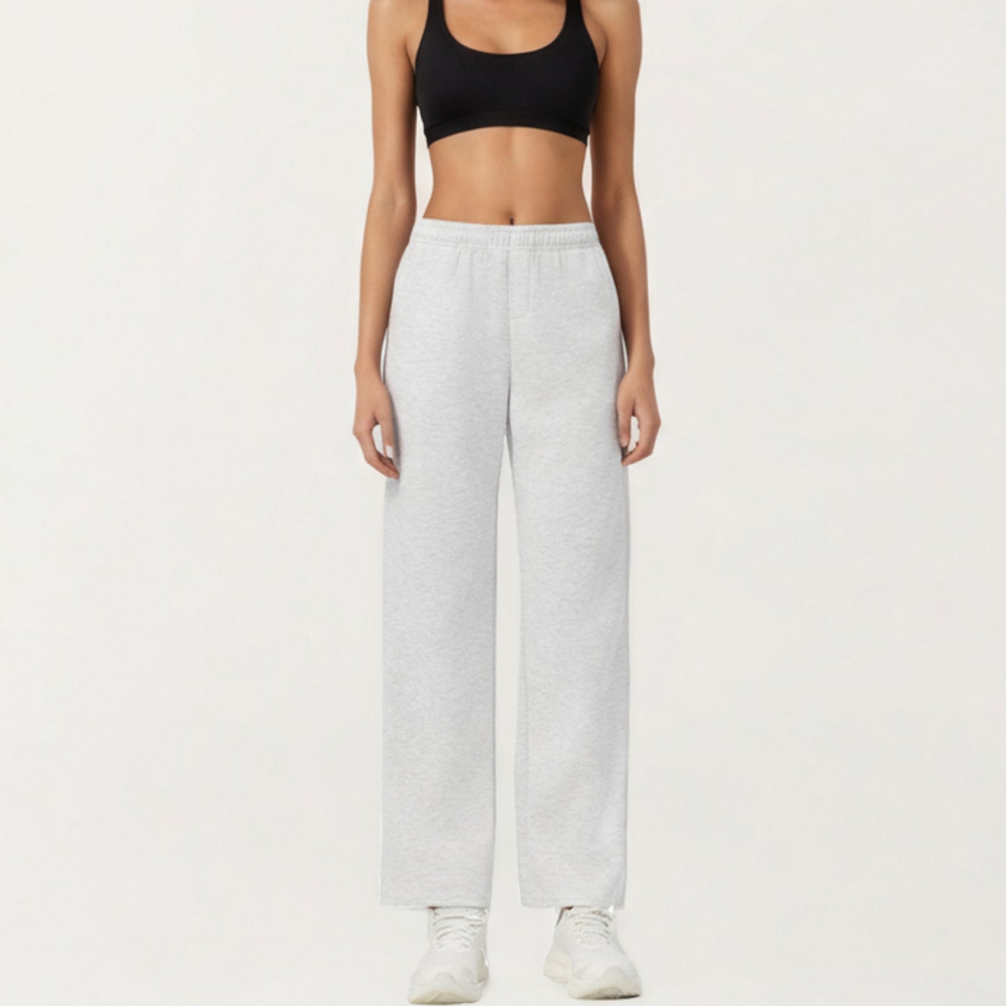 Anna-Kaci Active Women's High Waist Relaxed Fit Sweatpants with Elastic Waistband and Side Pockets