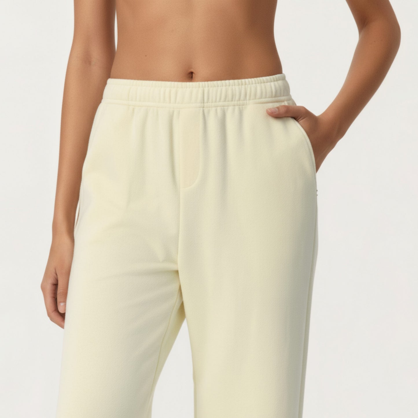 Anna-Kaci Active Women's High Waist Relaxed Fit Sweatpants with Elastic Waistband and Side Pockets