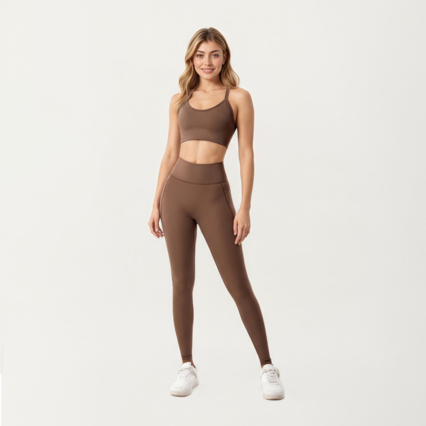 Anna-Kaci Active Women's High Waist Full Length Leggings with Smooth Stretch Fabric and Contoured Fit
