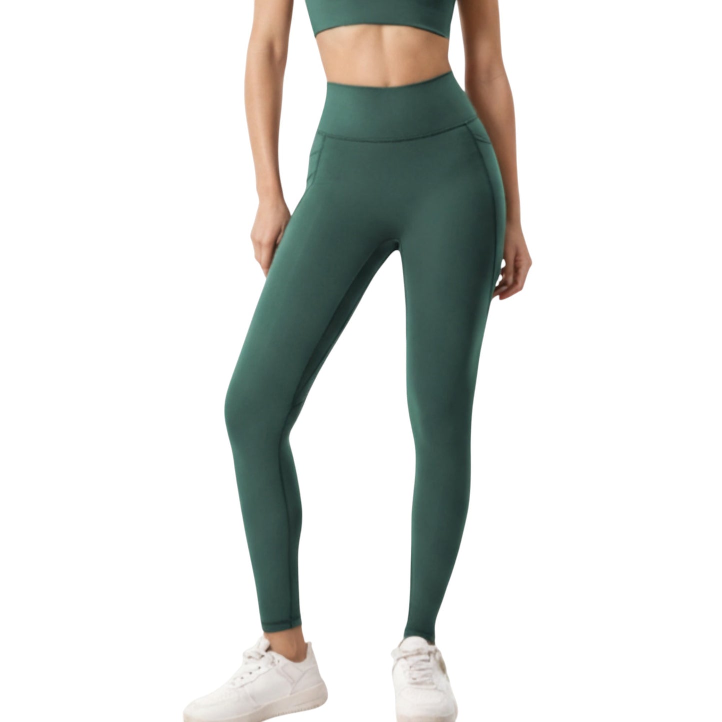 Anna-Kaci Active Women's High Waist Full Length Leggings with Smooth Stretch Fabric and Contoured Fit