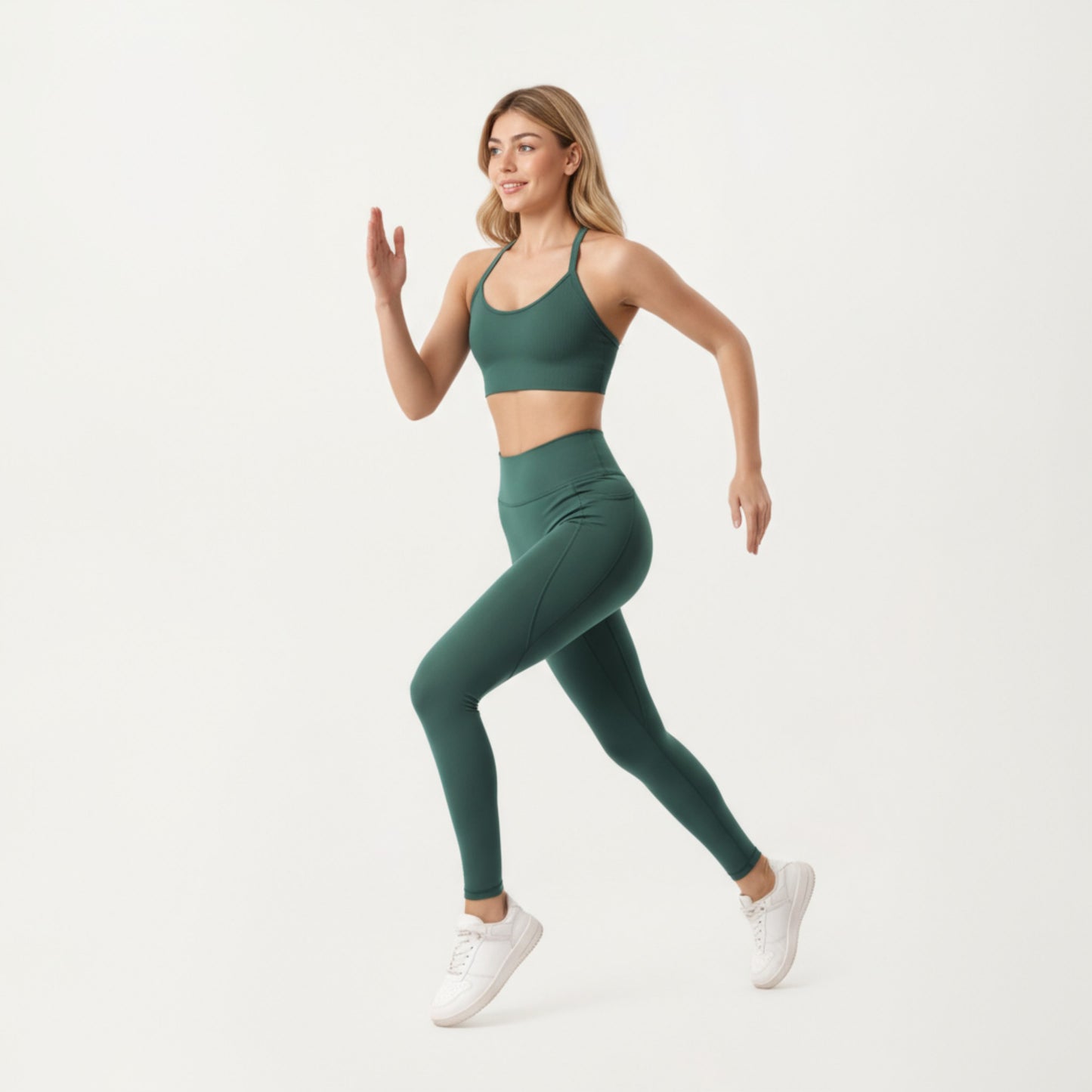 Anna-Kaci Active Women's High Waist Full Length Leggings with Smooth Stretch Fabric and Contoured Fit