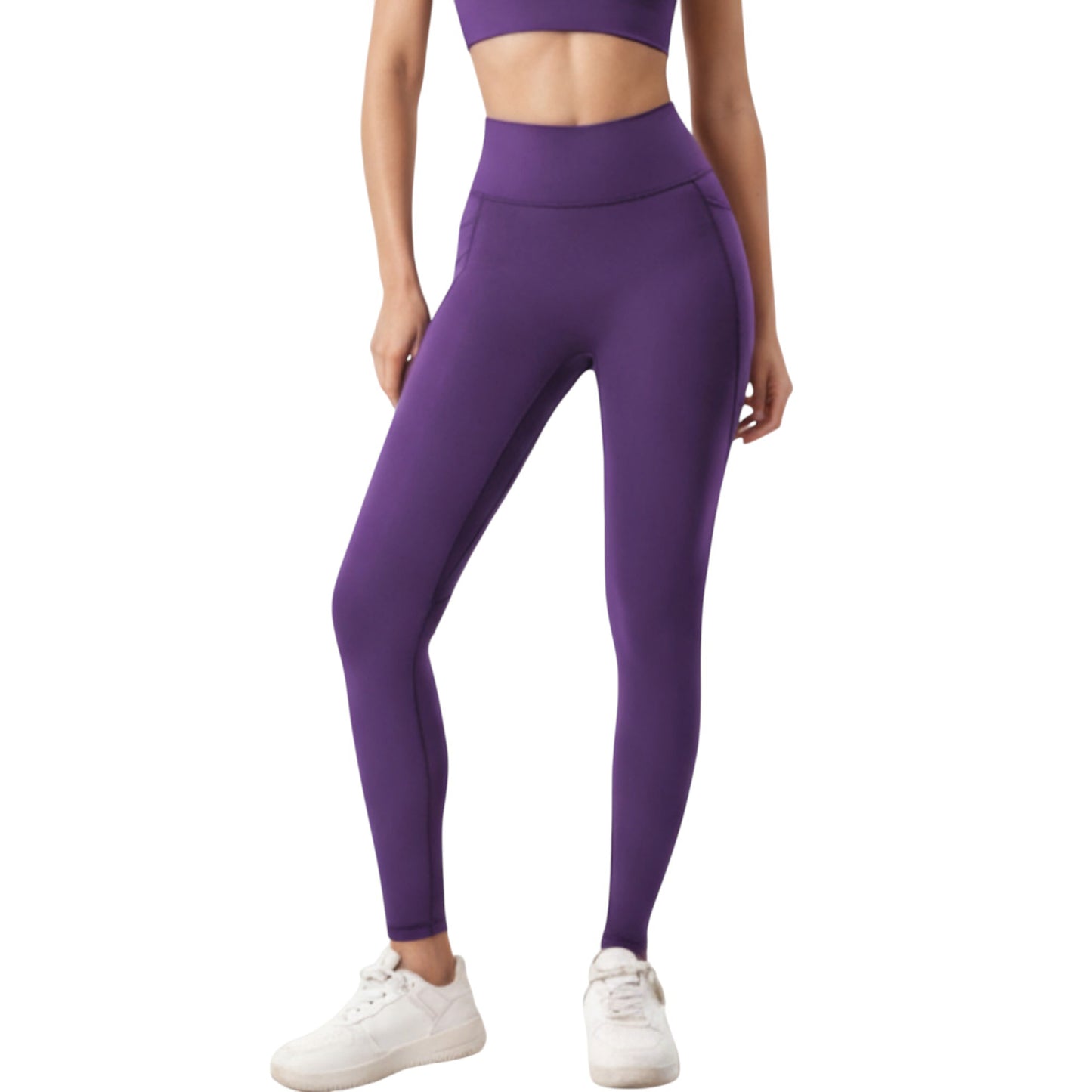 Anna-Kaci Active Women's High Waist Full Length Leggings with Smooth Stretch Fabric and Contoured Fit