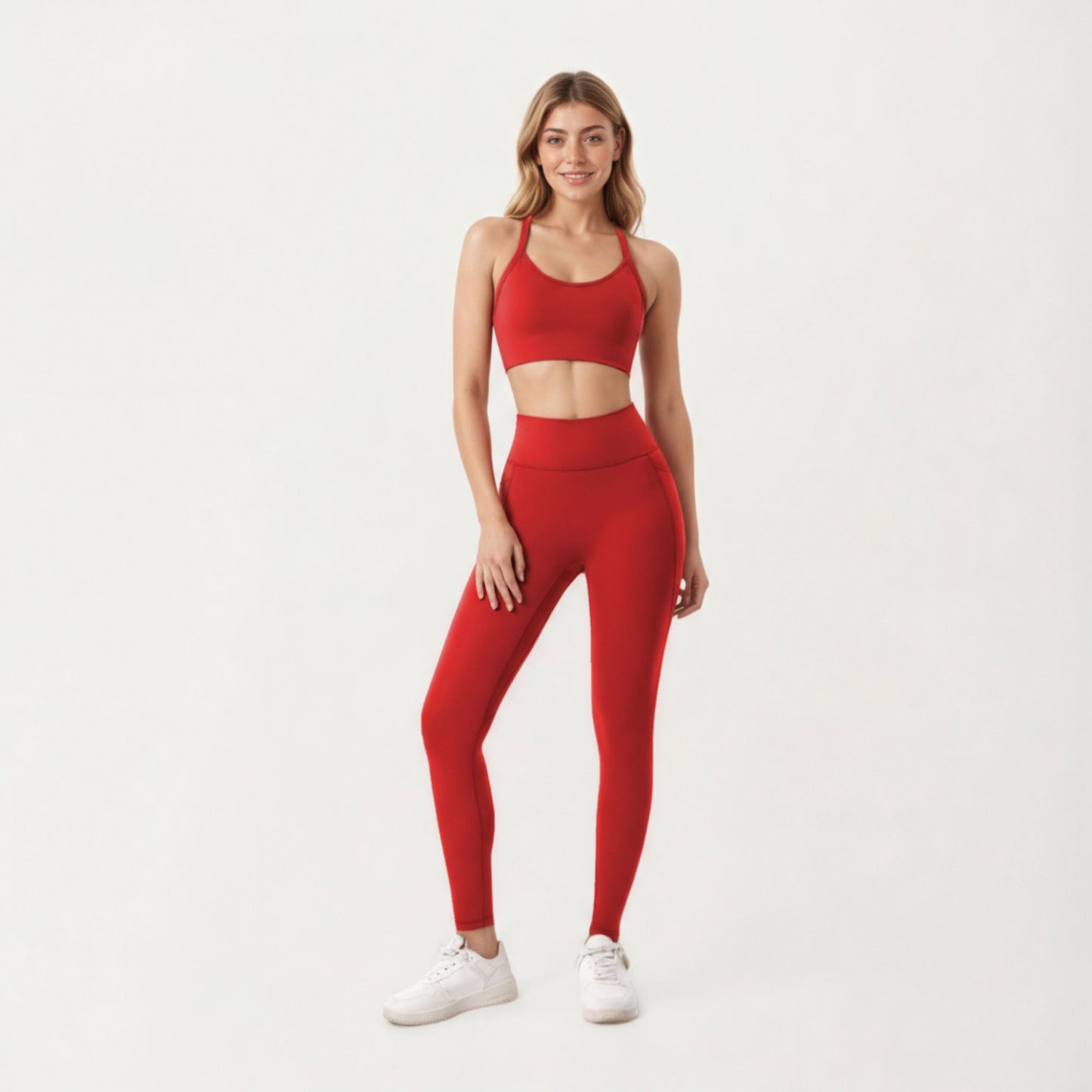 Anna-Kaci Active Women's High Waist Full Length Leggings with Smooth Stretch Fabric and Contoured Fit
