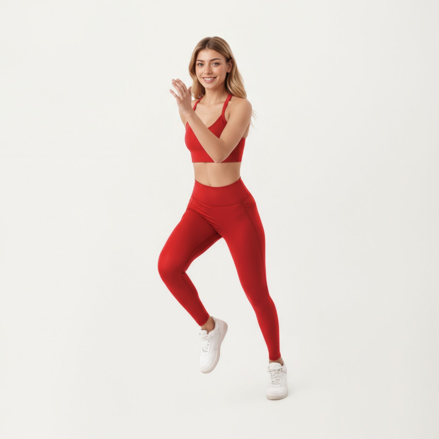 Anna-Kaci Active Women's High Waist Full Length Leggings with Smooth Stretch Fabric and Contoured Fit