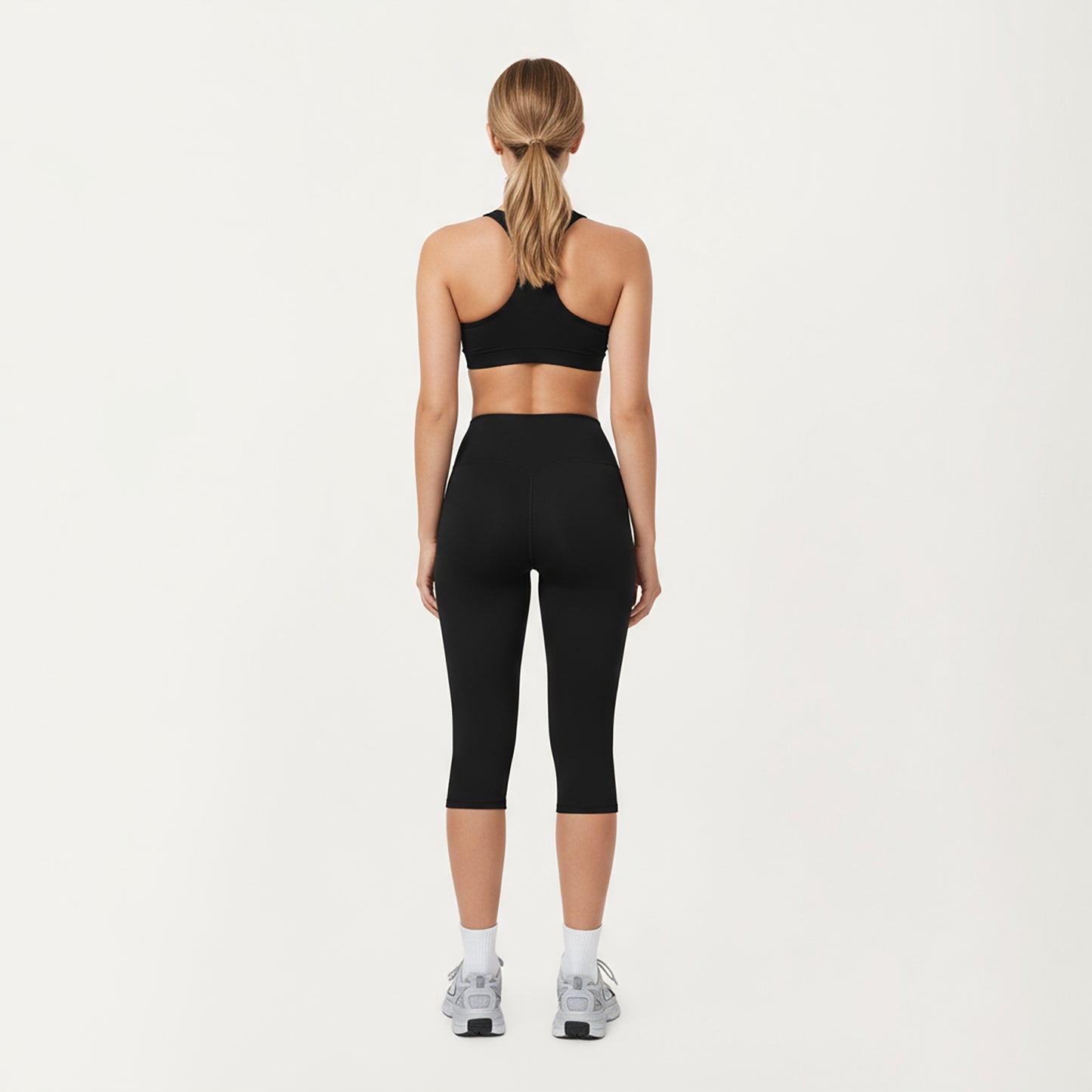 Anna-Kaci Active Women's High Waist Capri Leggings with Smooth Compression Fit and Stretch Fabric