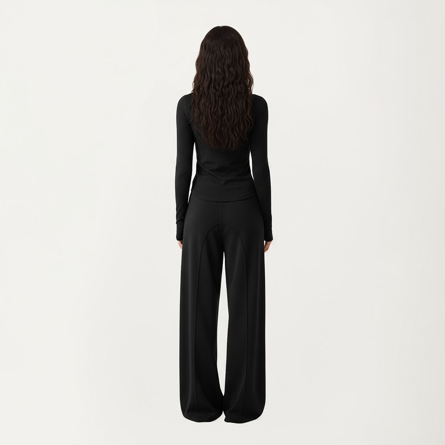 Anna-Kaci Active Women's Long Sleeve Rib Knit Top with Boat Neckline and Slim Fit Silhouette