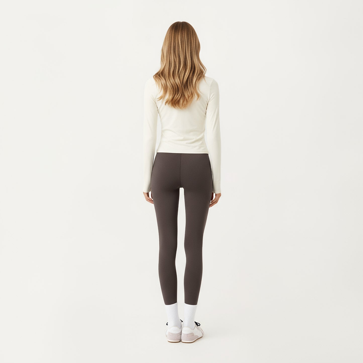 Anna-Kaci Active Women's Long Sleeve Zip Front Cropped Jacket with Contoured Seams and Thumbhole Cuffs