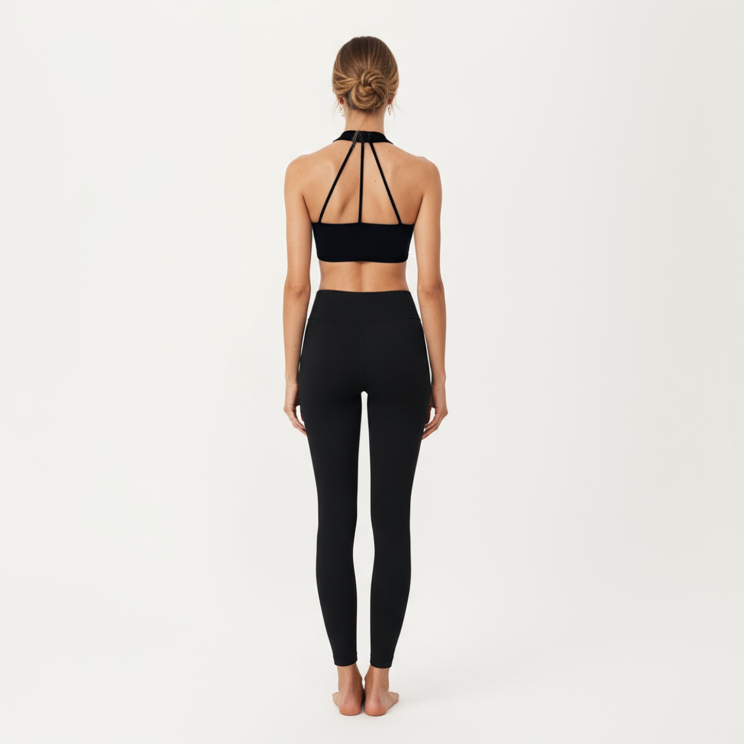 Anna-Kaci Active Women's Sleeveless Wrap Front Crop Top with Deep V-Neckline and Twisted Hem Detail