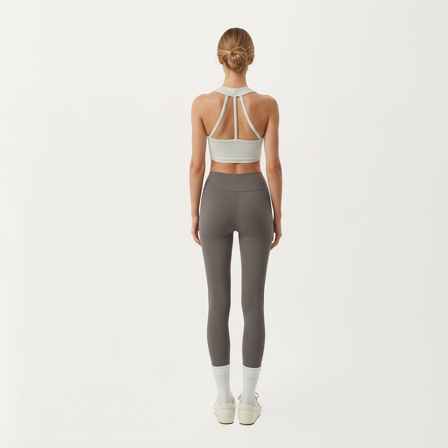 Anna-Kaci Active Women's Sleeveless Wrap Front Crop Top with Deep V-Neckline and Twisted Hem Detail