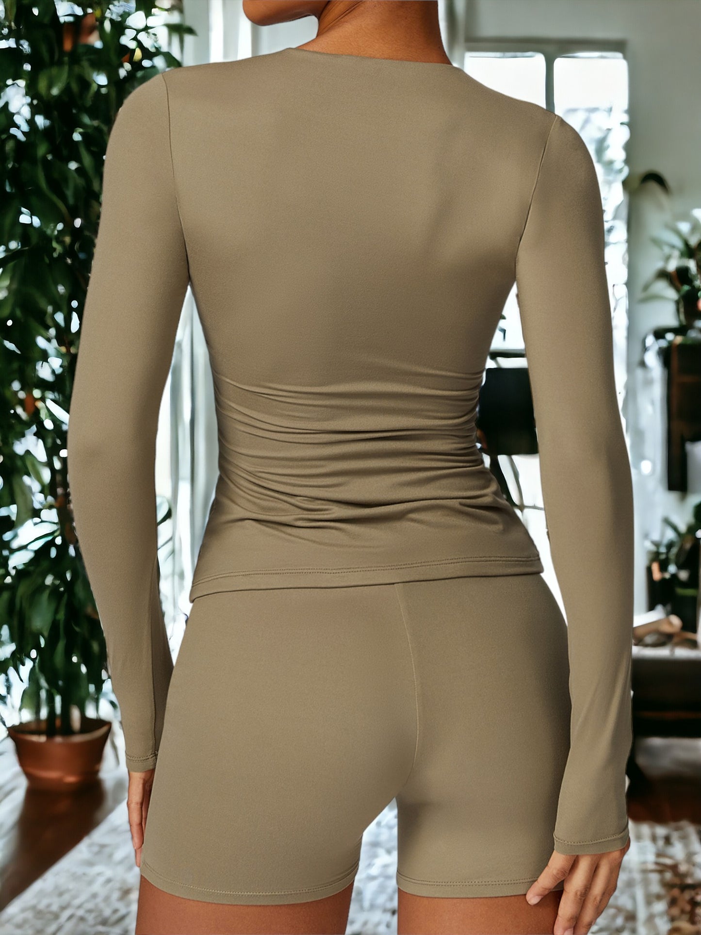 Camiseta deportiva de manga larga transpirable