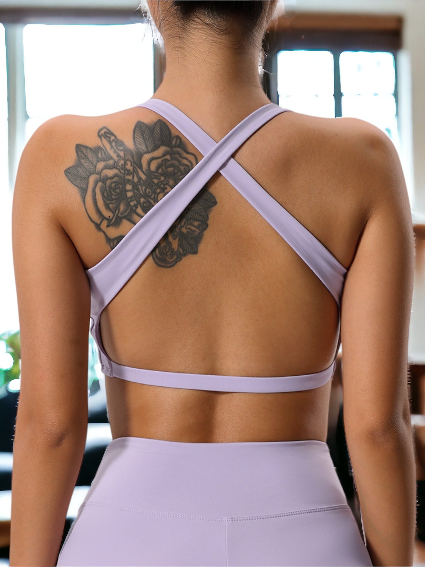 Sujetador deportivo y de yoga que absorbe el sudor
