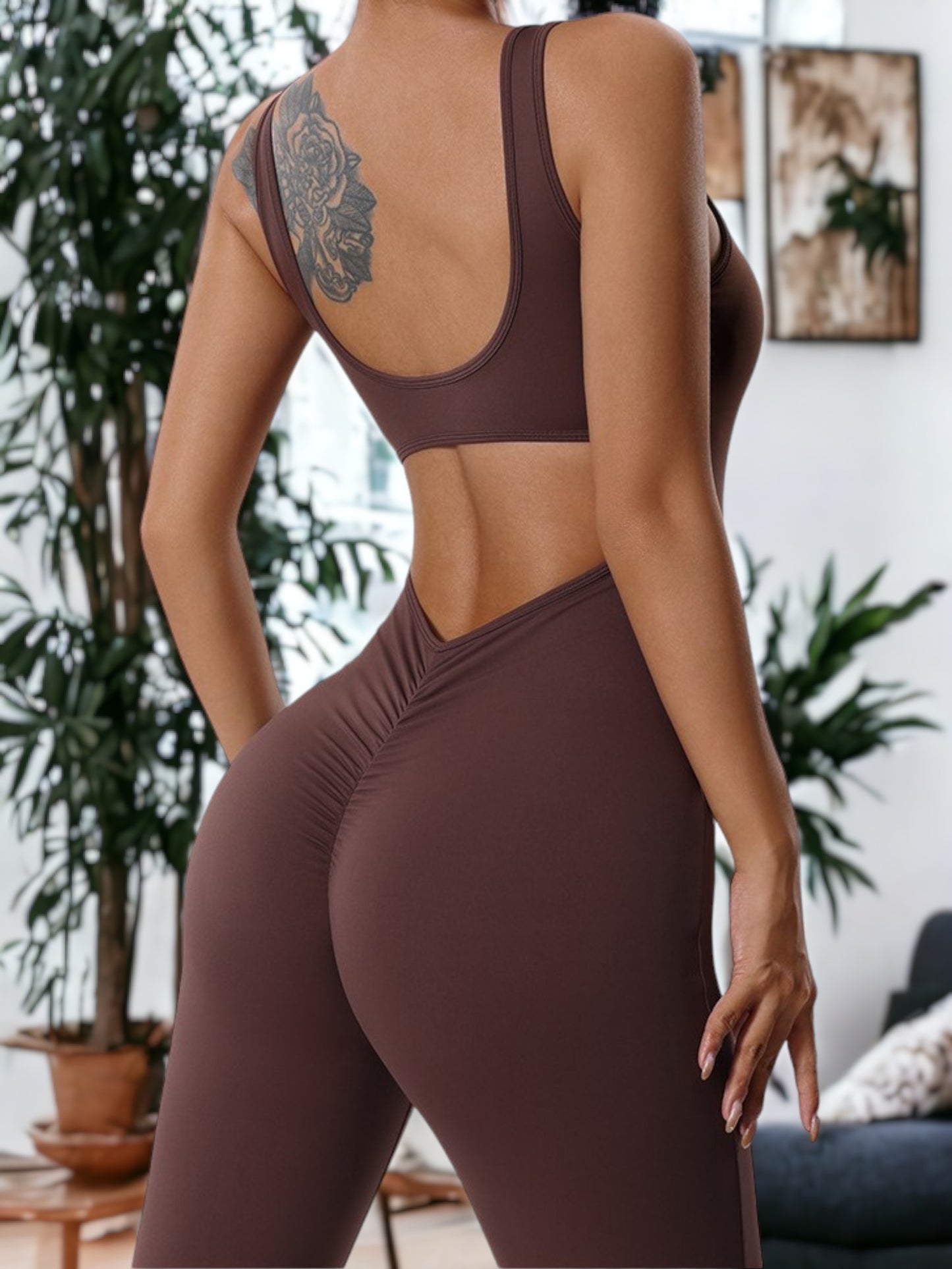 Mono deportivo de una pieza para fitness