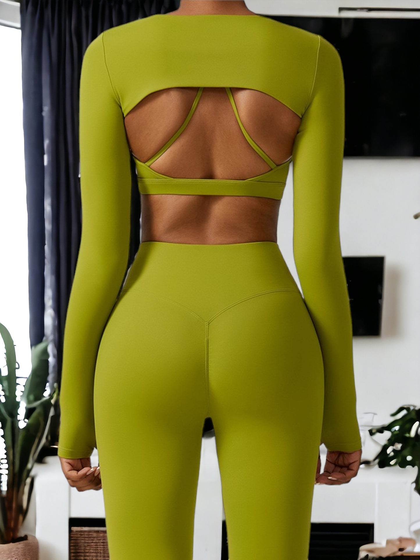 Waistcoat Long-Sleeved Shawl Yoga Top Cover-up