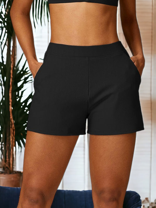 Pantalones cortos de yoga para correr y fitness de secado rápido con rosca