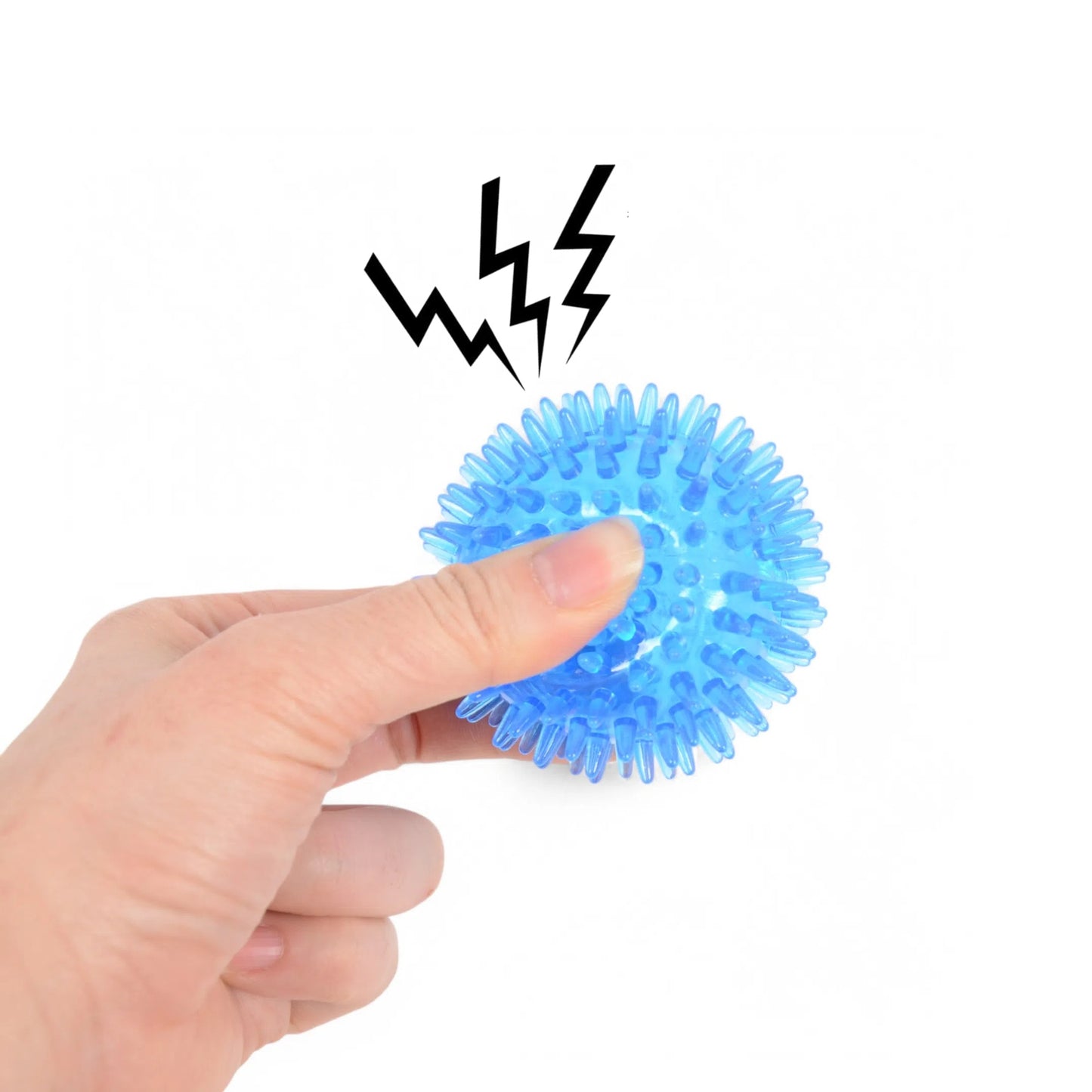 Alilang Squeaky Durable Pet Toy Balls in Orange, Green & Blue for Small and Medium Dogs- 3 Pack