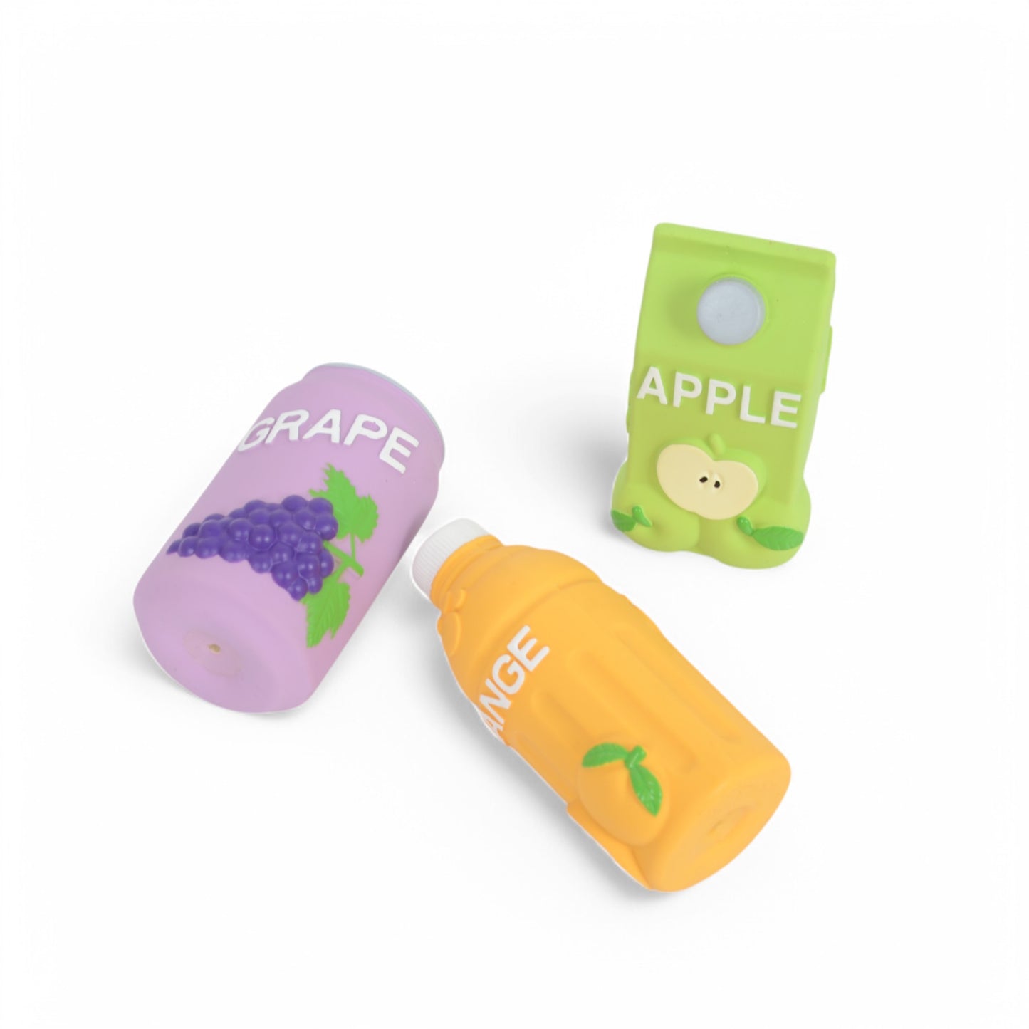 Alilang Squeaky Dog Toy Apple Grape or Orange Shapes Durable Safe & Fun for Chewing and Play