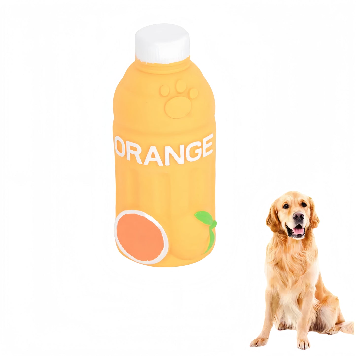 Alilang Squeaky Dog Toy Apple Grape or Orange Shapes Durable Safe & Fun for Chewing and Play