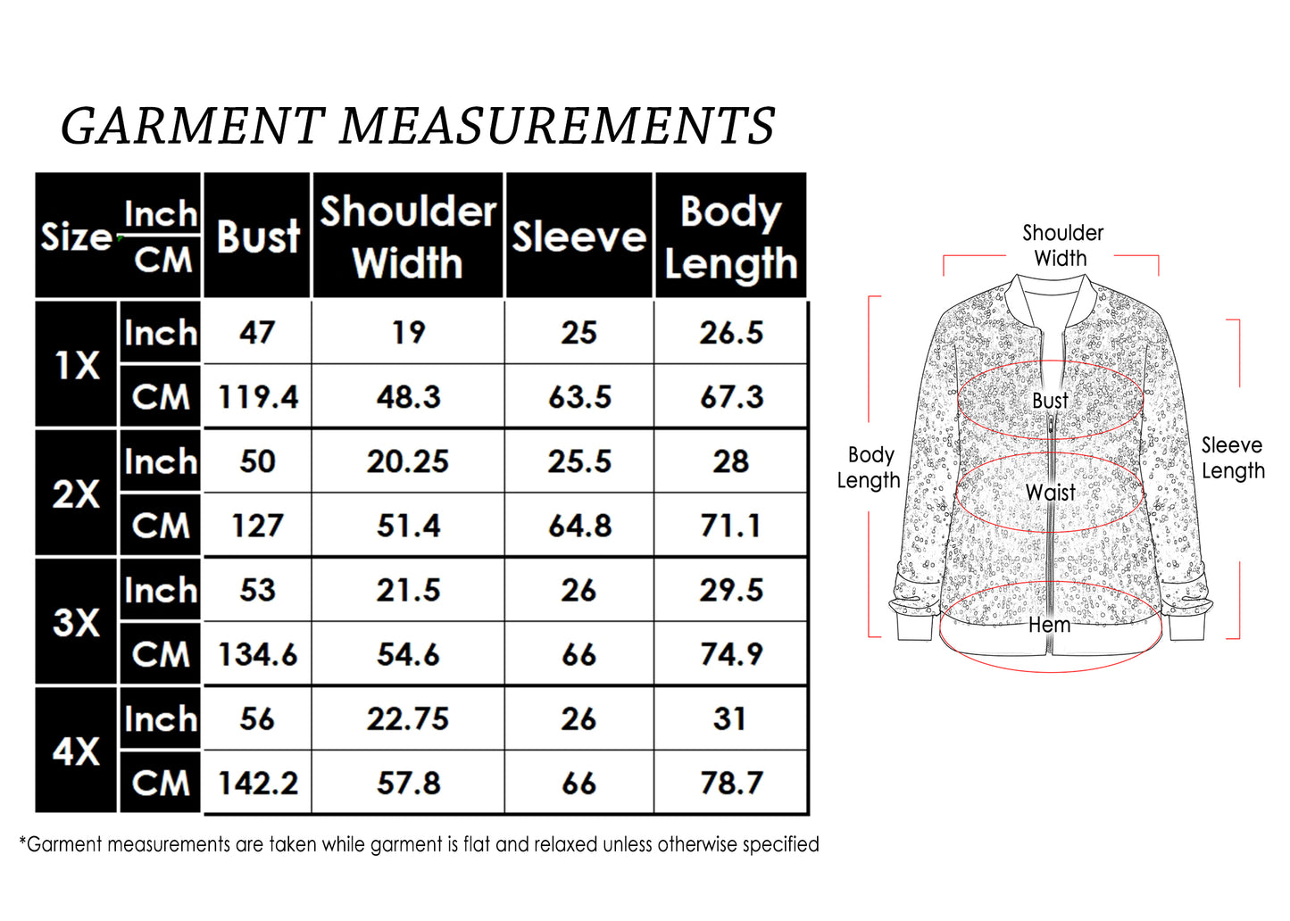 Anna-Kaci Women's Sequin Jacket Plus Size Sparkly Zip Bomber Coat With Pockets For Concert Party