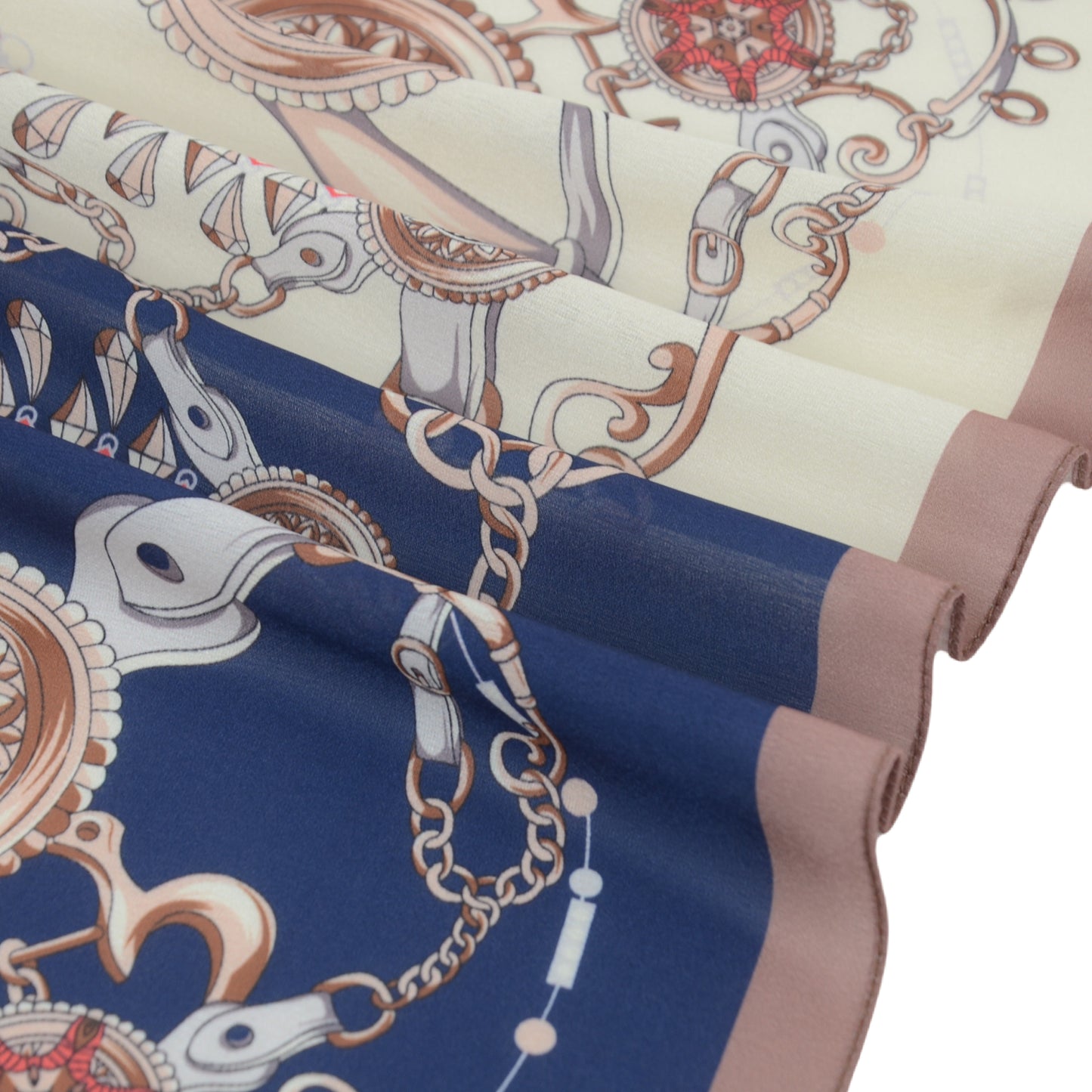 Anna-Kaci Silk Feeling Hair Scarf Small Square Satin Head Scarf Neckerchief Women 23 Inches
