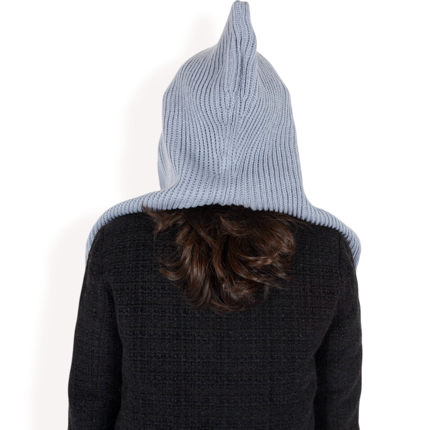 Anna-Kaci Women's Knitted Hooded Scarf with Versatile Design and Warm Ribbed Texture for Stylish Comfort and Winter Protection