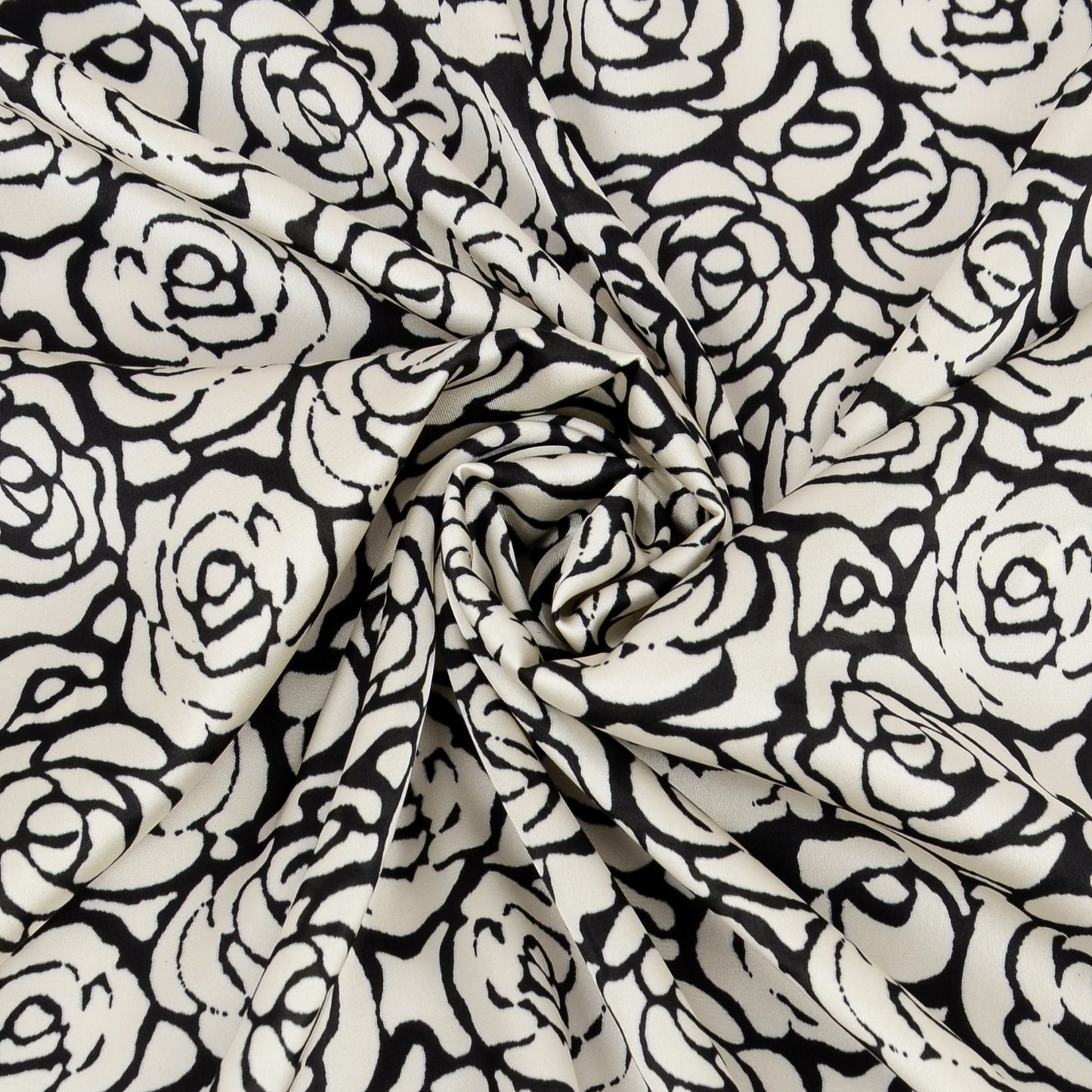 Anna-Kaci Fashion Satin Silk Scarf with Polka Dot and Floral Patterns Versatile Accessory - 27.5IN¡Á27.5IN
