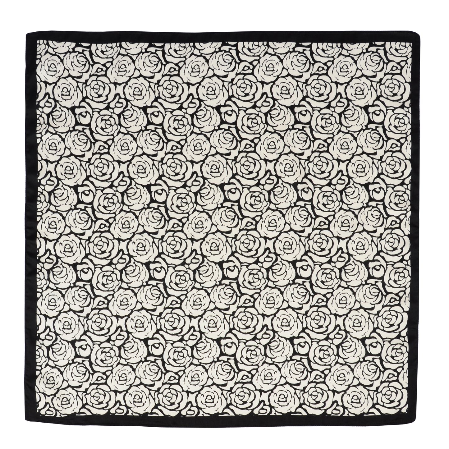 Anna-Kaci Fashion Satin Silk Scarf with Polka Dot and Floral Patterns Versatile Accessory - 27.5IN¡Á27.5IN