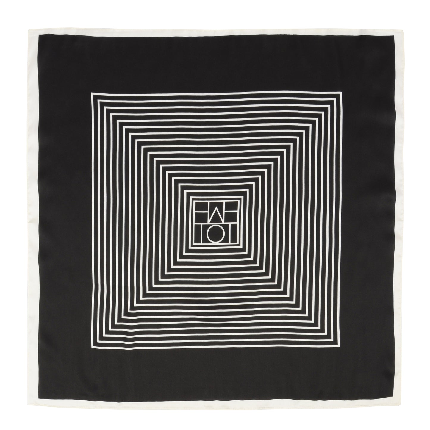 Anna-Kaci Women's Classic Striped Satin Square Scarf for Neck Hair Bag Decoration - 27.5IN¡Á27.5IN