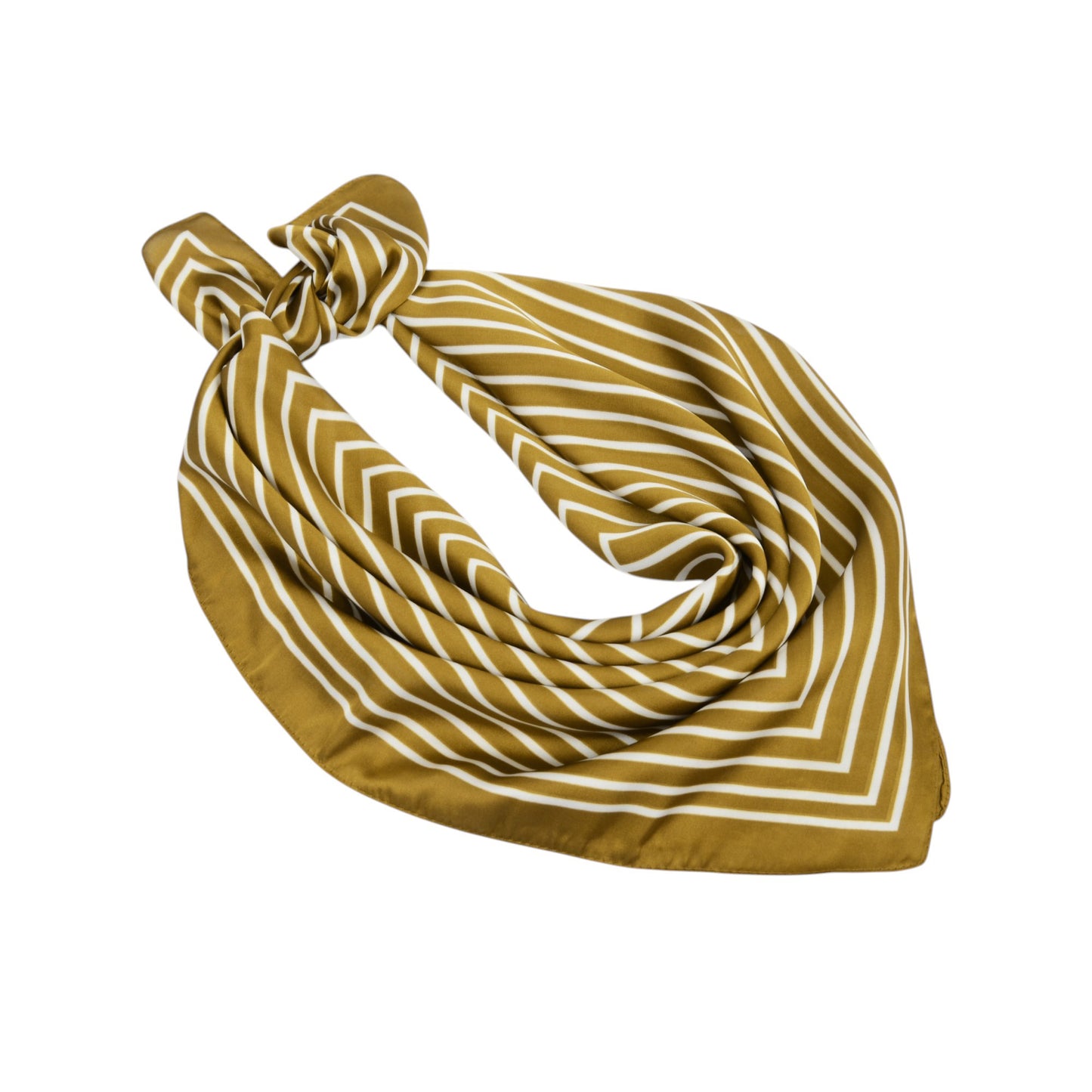 Anna-Kaci Women's Classic Striped Satin Square Scarf for Neck Hair Bag Decoration - 27.5IN¡Á27.5IN