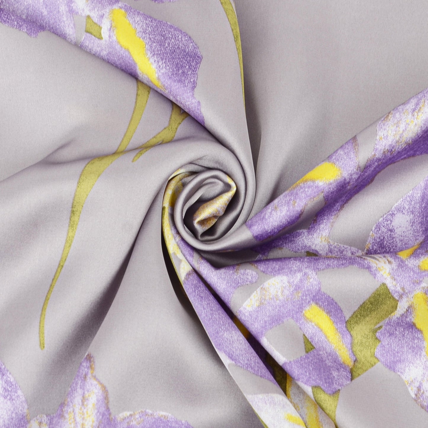 Anna-Kaci Satin Square Scarf with Elegant Floral Print for Neck Hair and Handbag Accessory - 27.5IN¡Á27.5IN