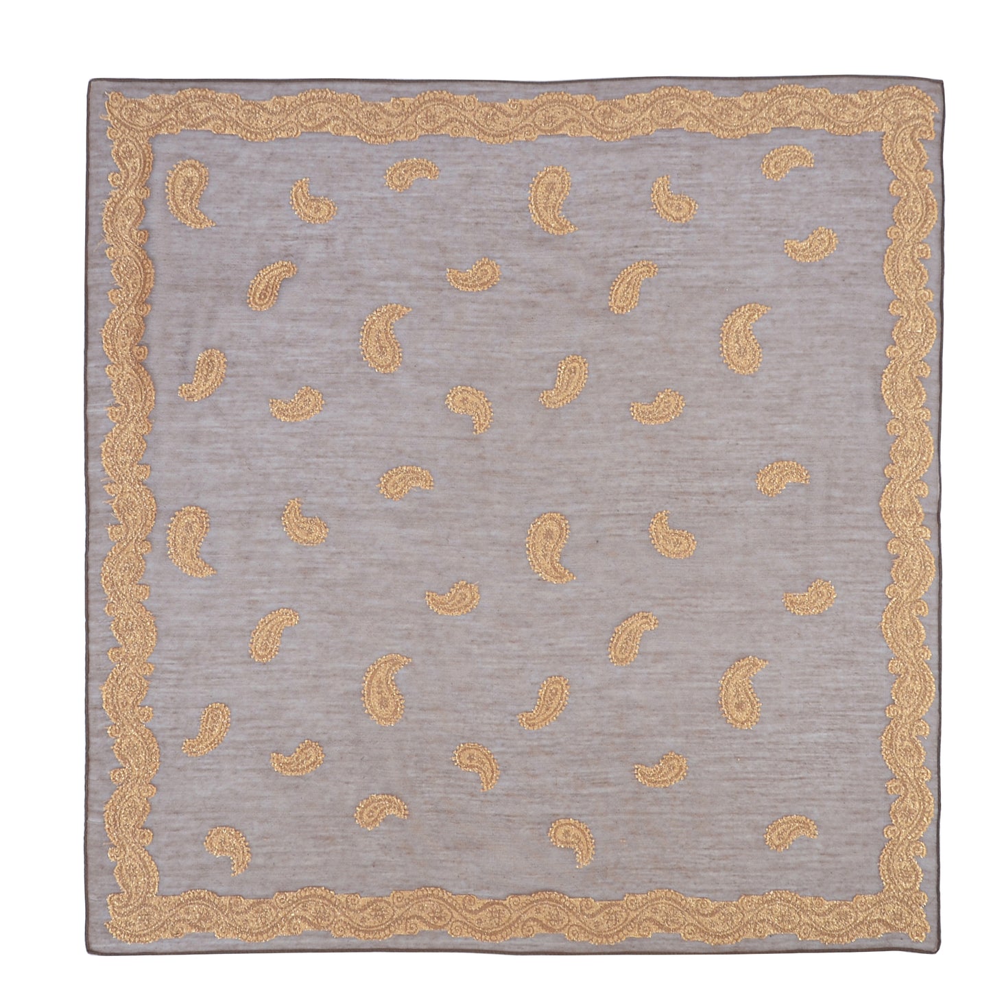 Anna-Kaci Vintage Jacquard Square Scarf Elegant Retro Floral Pattern Headscarf Shawl Wrap - 35.4IN¡Á35.4IN
